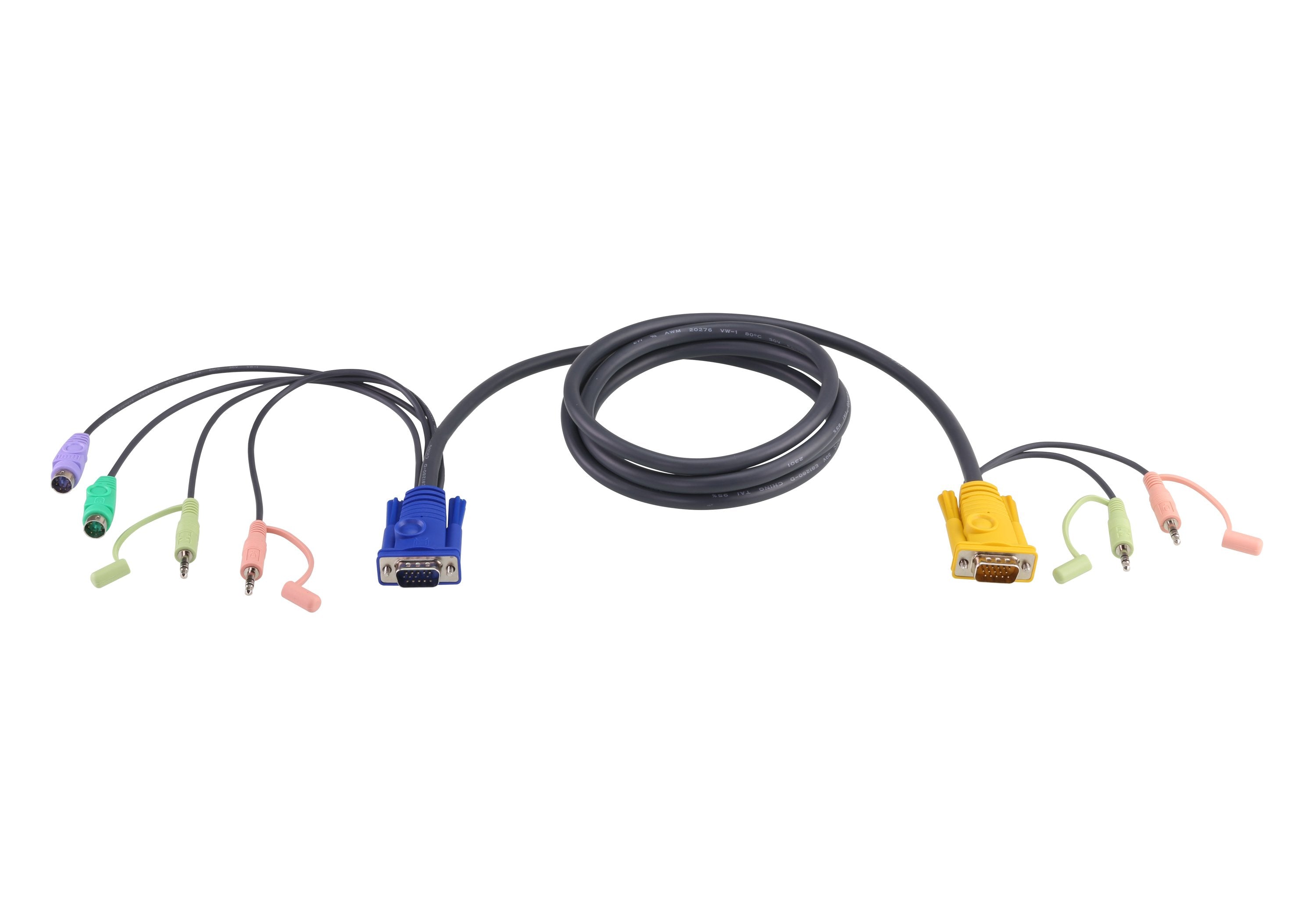 EAN 0672792151187 - ATEN 2L-5303P cable para video, teclado y ratón (kvm) Negro imagen 1