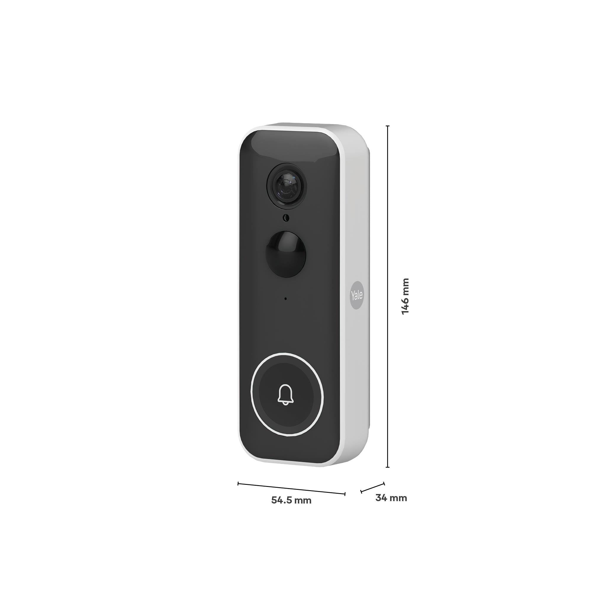EAN 5052847126110 - Yale SV-VDB-1A-W timbre de puerta Negro, Blanco imagen 2