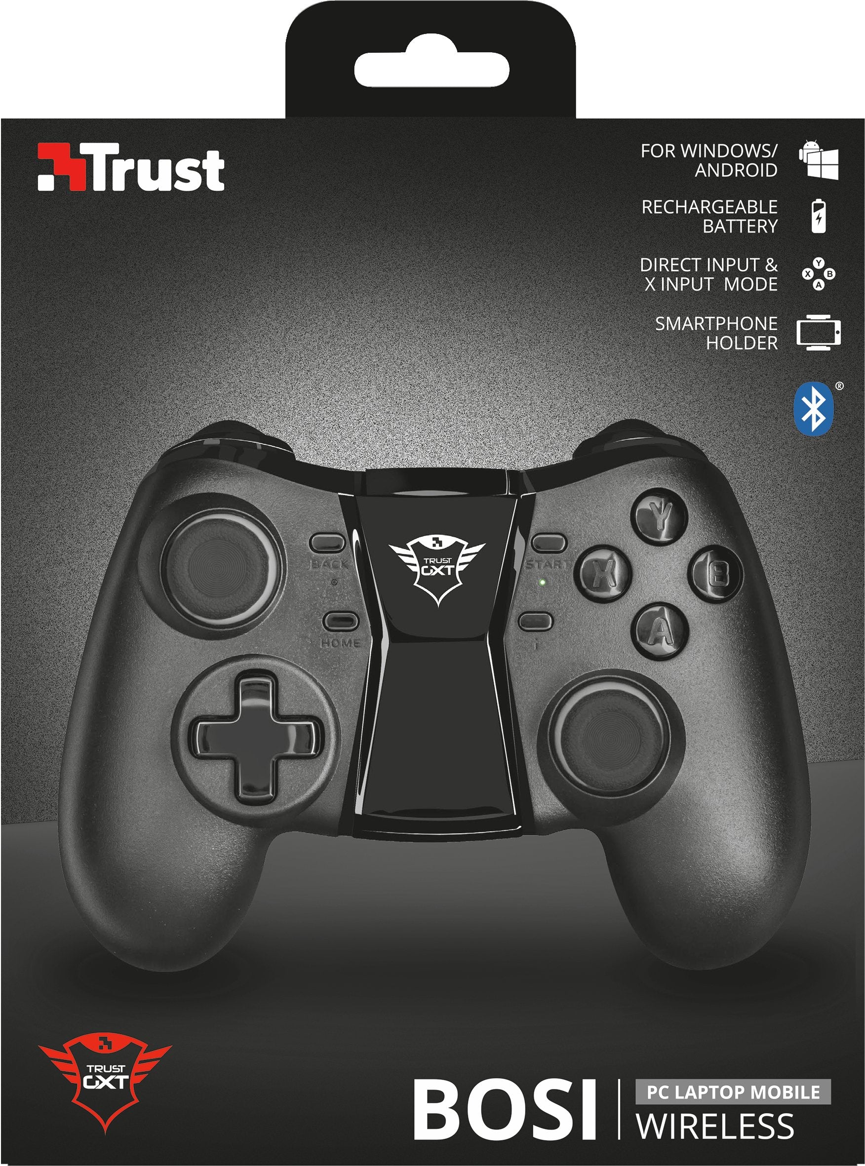 EAN 8713439222586 - Trust GXT 590 Bosi Negro Bluetooth Gamepad Analógico/Digital Android, PC imagen 6