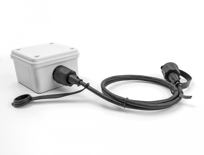 Delock Netzwerkcable Rj45 Stecker Zu Rj45 Stecker Cat.6 Stp Mit Verschlusskappe Outdoor Ip68 Staub- Und Wasserdicht Schwarz 2 M