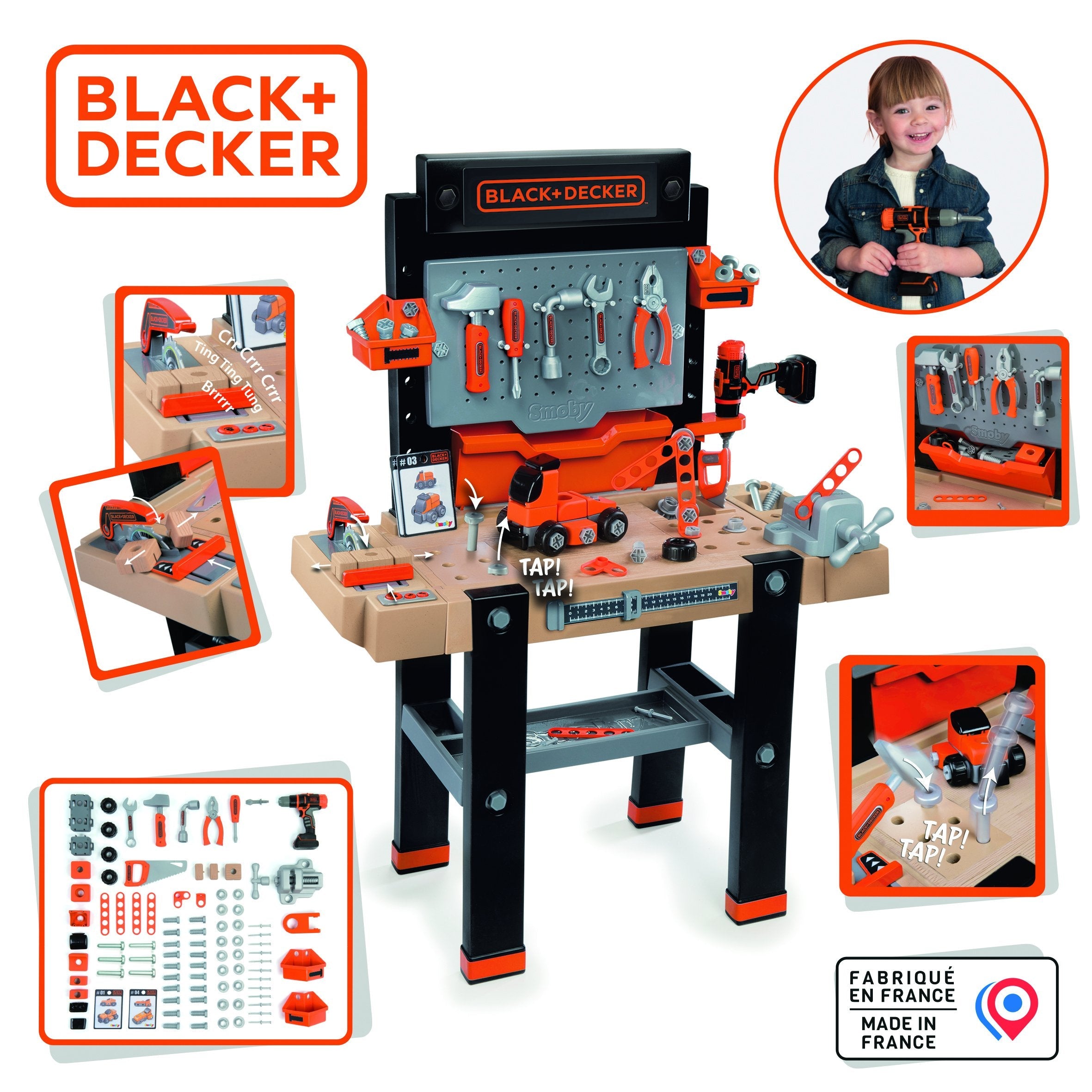 Smoby Black & Decker Werkbank Super Center
