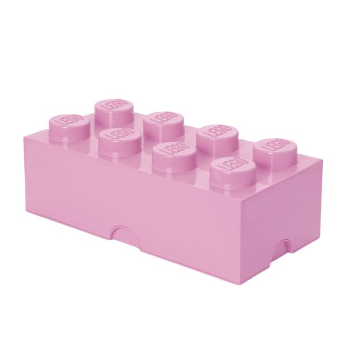 Room Copenhagen Lego Storage Brick 8 Rosa, Caja De Almacenamiento Rosa