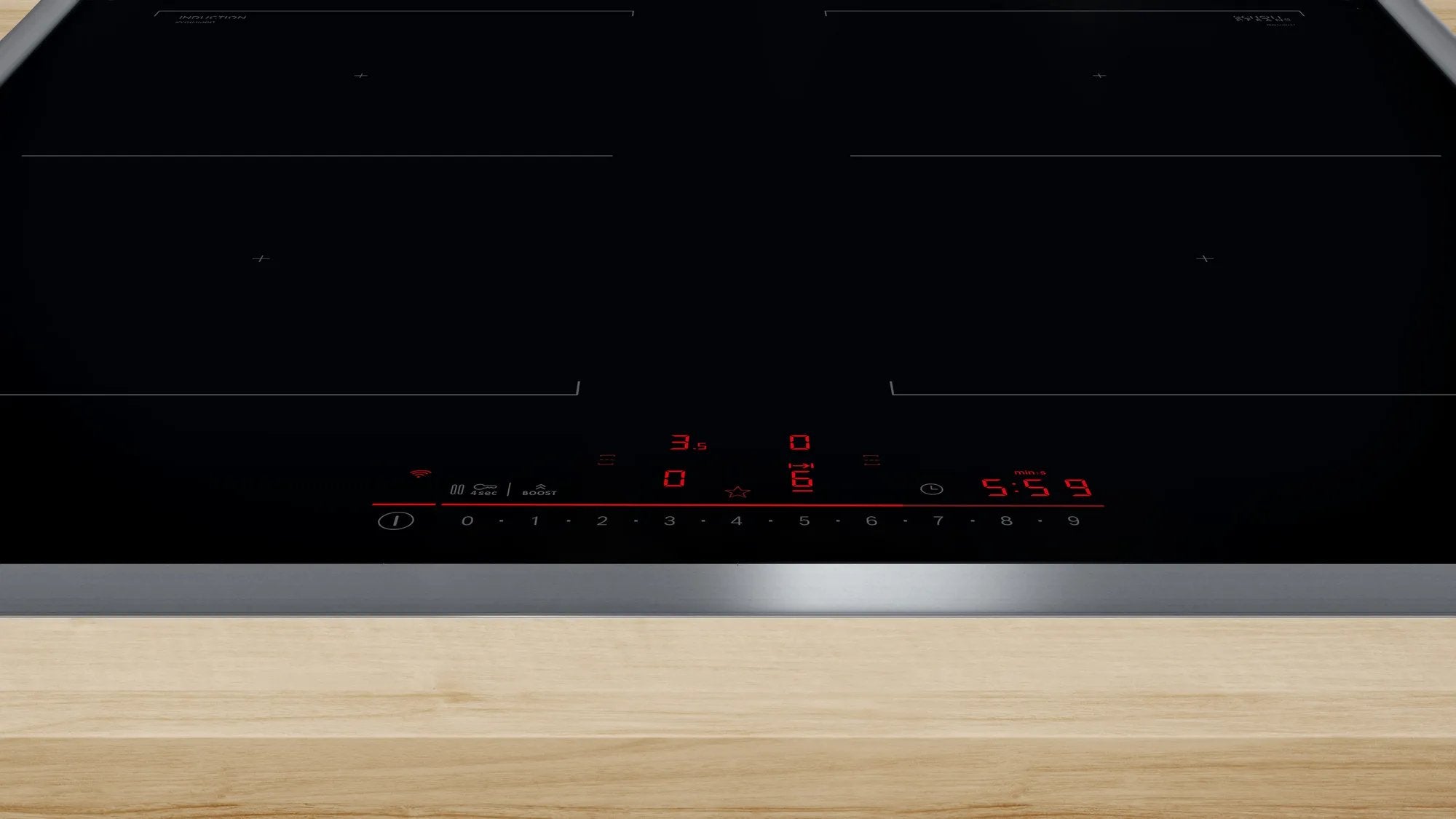 EAN 4242005394203 - Bosch Serie 6 PVQ645HB1E hobs Negro Integrado 60 cm Con placa de inducción 4 zona(s) imagen 2