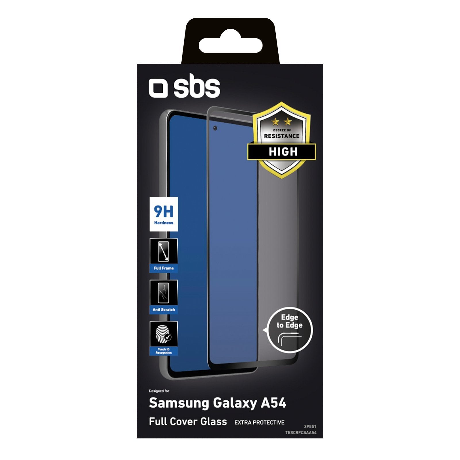 Sbs Full Cover Protector De Pantalla Samsung Galaxy A54