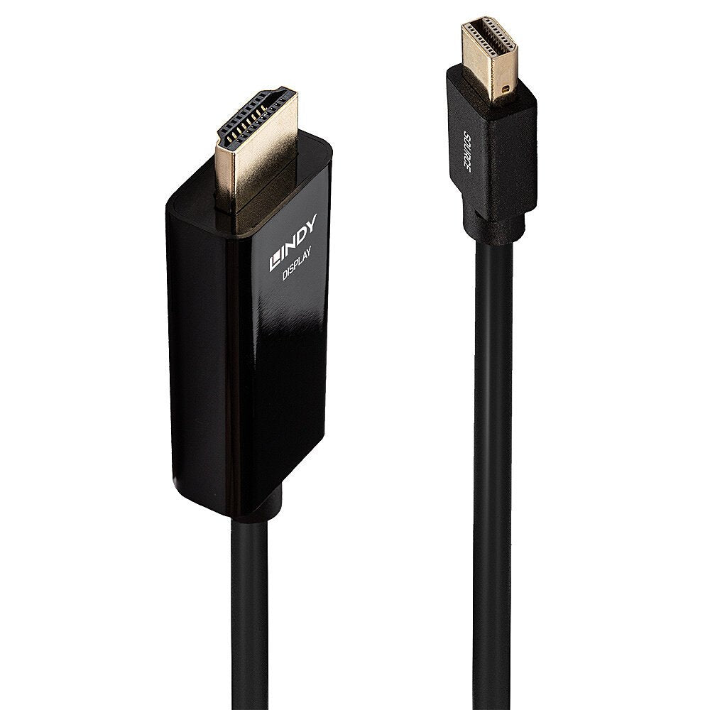 EAN 4002888369268 - Lindy 36926 adaptador de cable de vídeo 1 m HDMI tipo A (Estándar) Mini DisplayPort Negro imagen 1