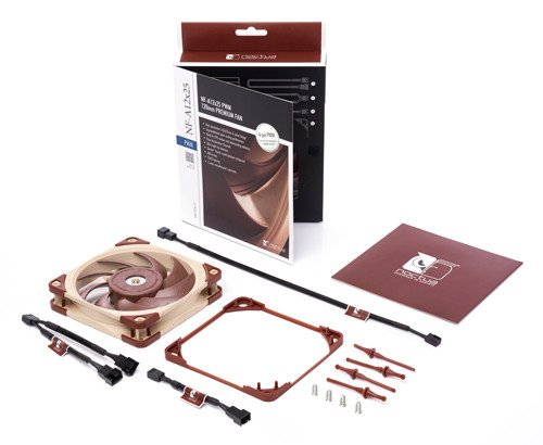 EAN 9010018100396 - Noctua NF-A12X25 PWM sistema de refrigeración para ordenador Carcasa del ordenador Ventilador 12 cm Marró imagen 5