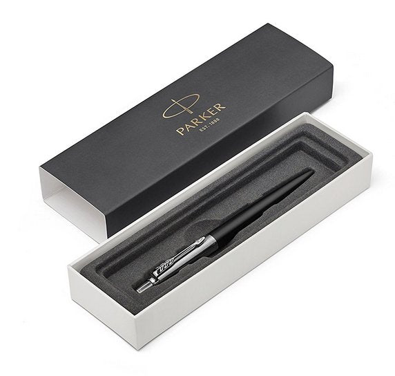 Parker Bolígrafo Jotter Bond Street Black Tinta Azul Cuerpo Negro/Acero