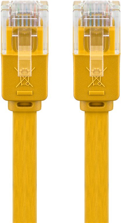 EAN 4040849964145 - Goobay 96414 cable de red Amarillo 2 m Cat6 U/UTP (UTP) imagen 4