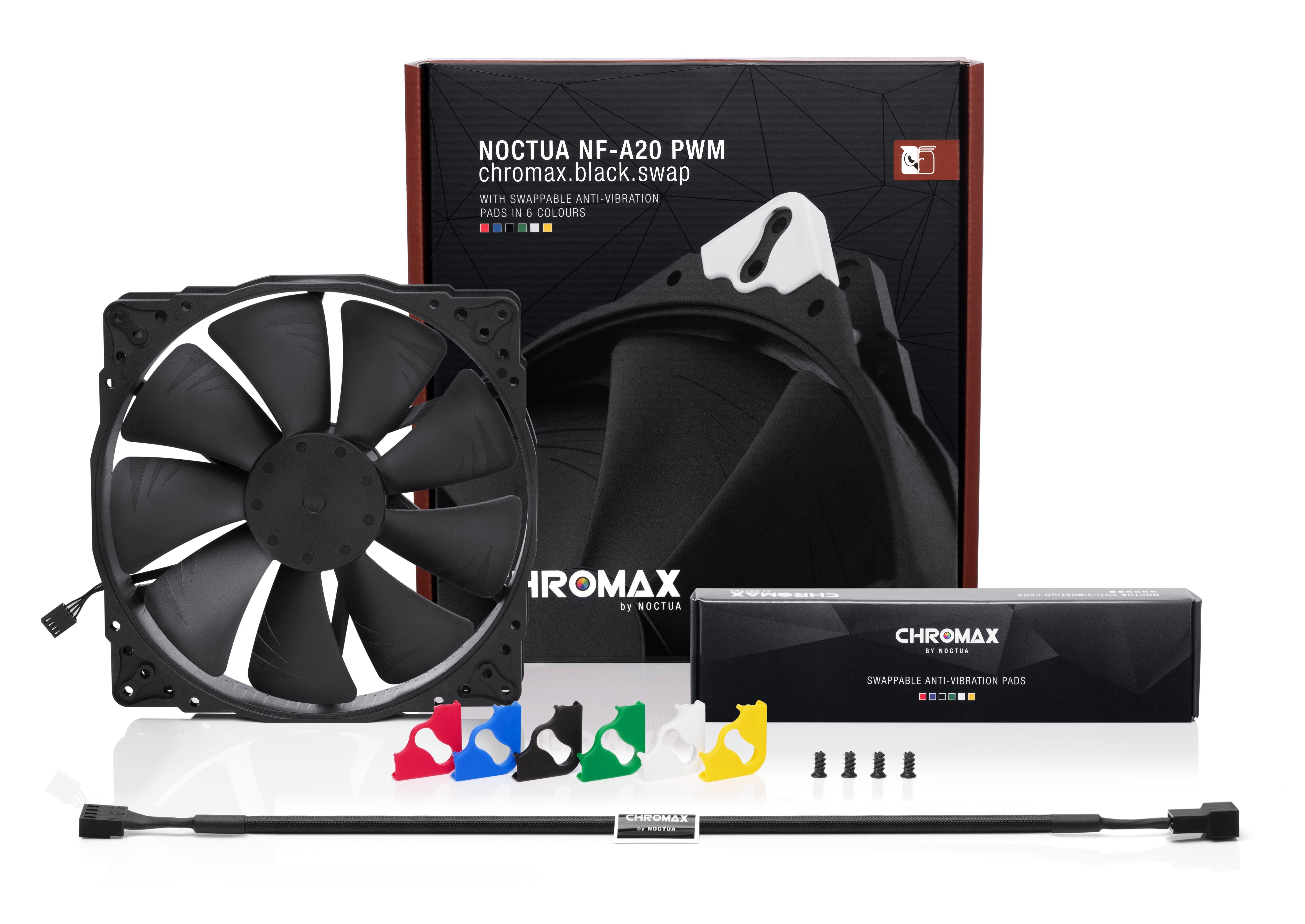 Noctua Nf-A20 Pwm Ch.Bk.S - Ventilador, 200x200x30 Mm