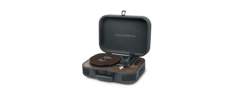 Muse Mt-207dgb Black Tocadiscos Con Altavoces