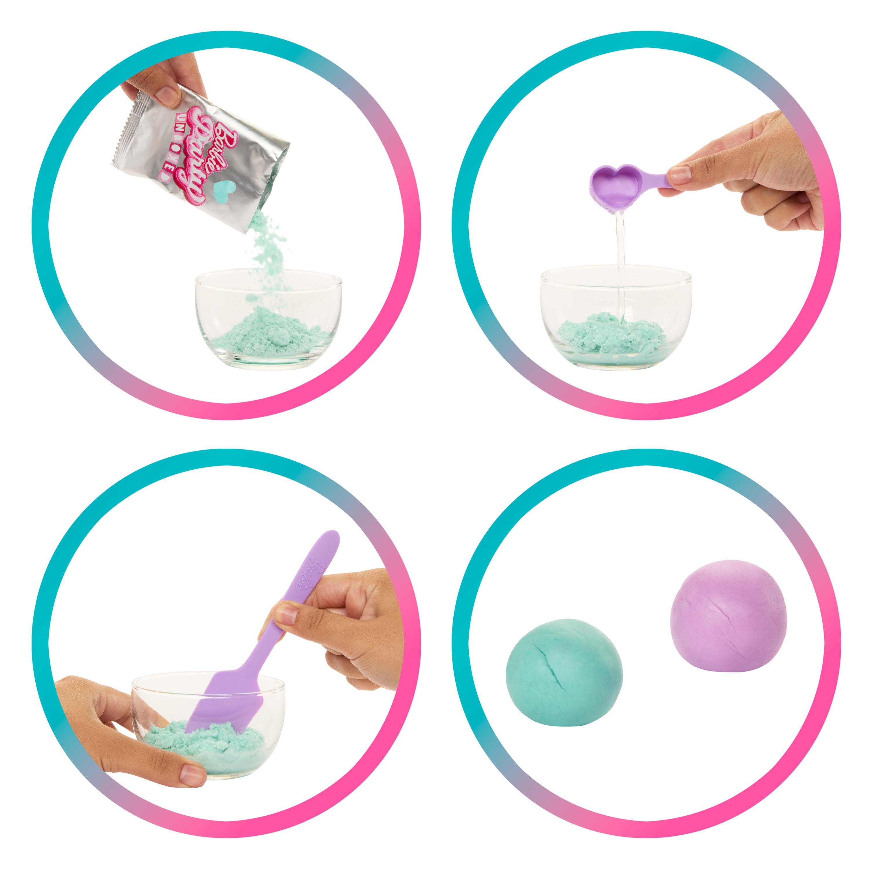 Mattel Barbie Party Unboxed Haustier Geburtstag Serie - Azules Kleid Jfg72