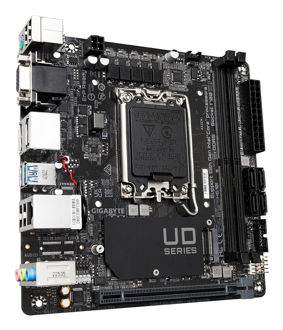 EAN 4719331855222 - GIGABYTE H610I placa base Intel H610 Express LGA 1700 mini ITX imagen 3