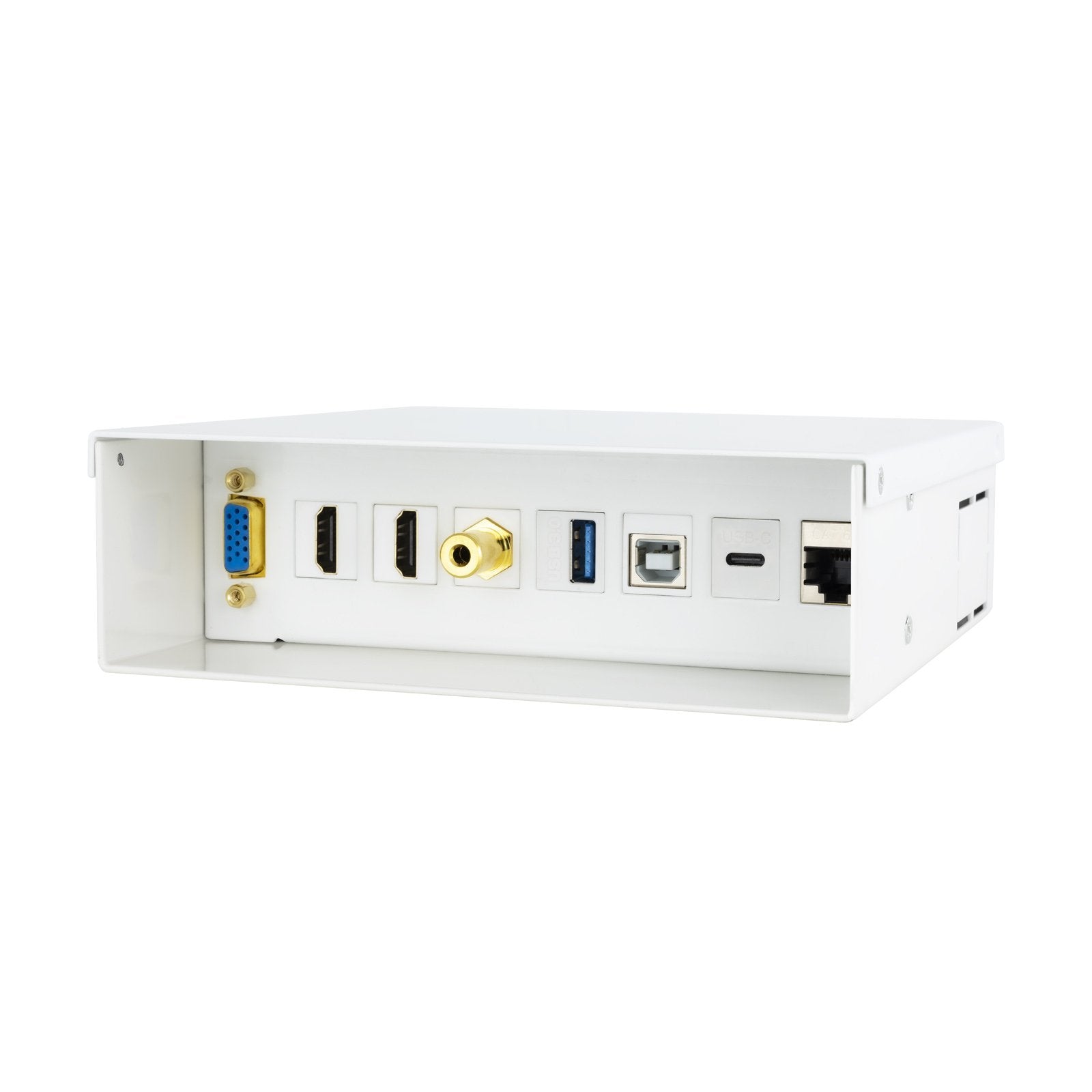 Caja Multimedia Vga+2hdmi+Jack+Usbc+Usb-B+Usb-A+Rj
