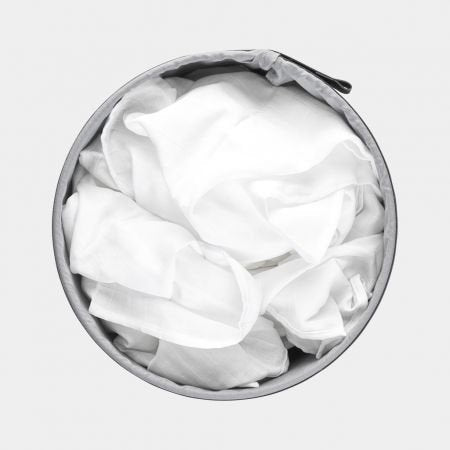 Brabantia Laundry Bin, 35 L Dark Grey / White