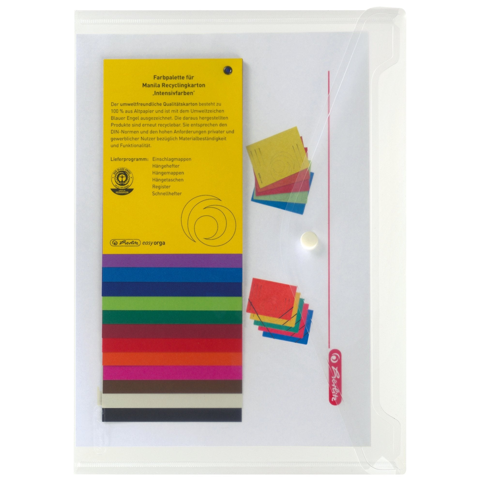 Herlitz 10657930 Carpeta A4 Polipropileno (Pp) Transparente
