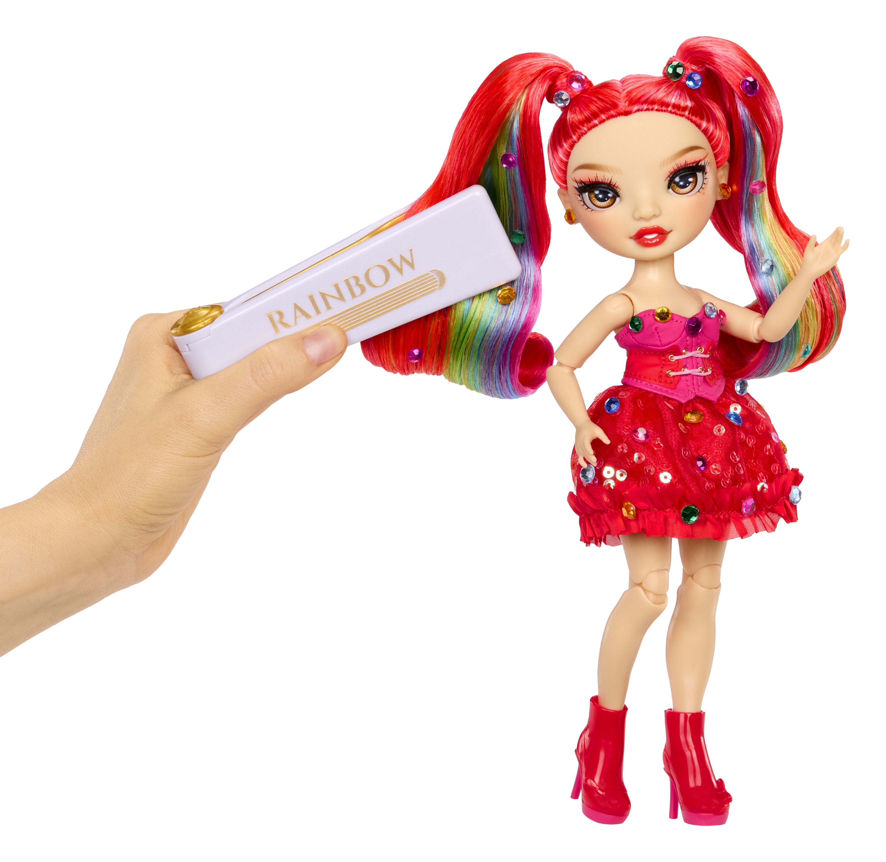 EAN 0035051597803 - Rainbow High Be Dazzling Fashion Dolls- Vivienne Rouge (Red) imagen 5