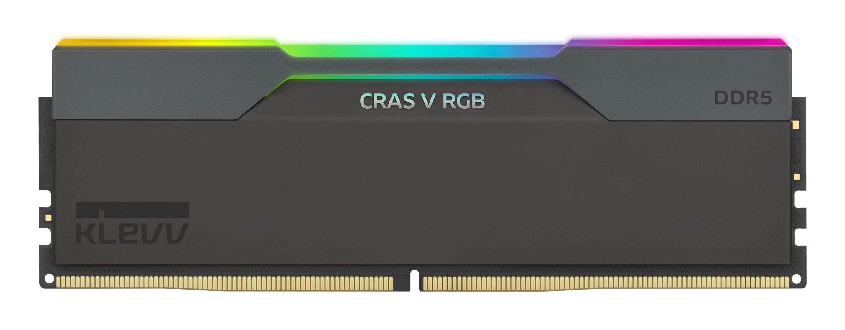 Klevv Memoria Ram Cras V Rgb Obsidian Negro - 32 Gb (2 X 16 Gb Kit) - Ddr5 6400 Udimm Cl30
