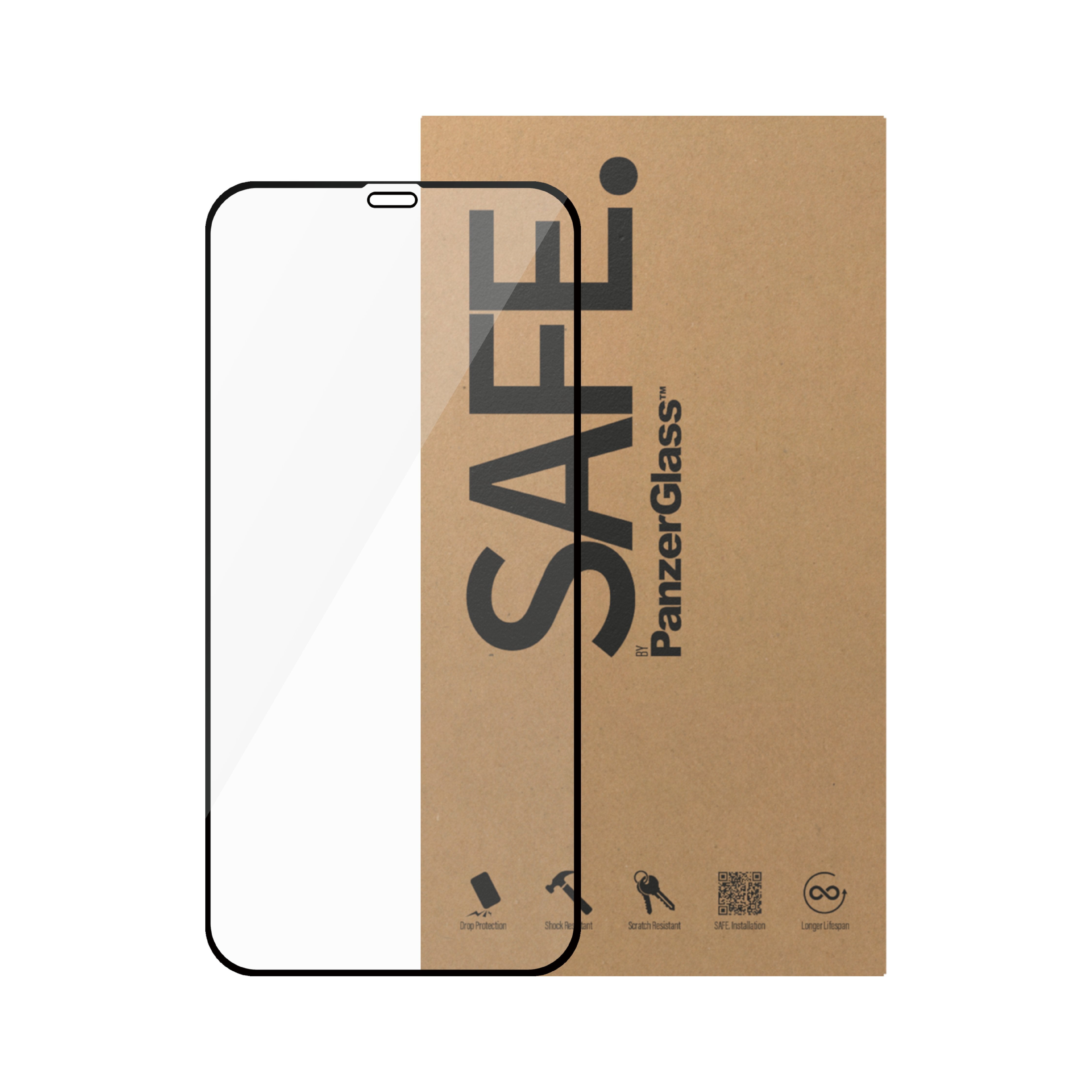 EAN 5711724350221 - PanzerGlass SAFE. by ® Screen Protector iPhone 12 | 12 Pro | Ultra-Wide Fit | BULK Protector de pantalla imagen 3
