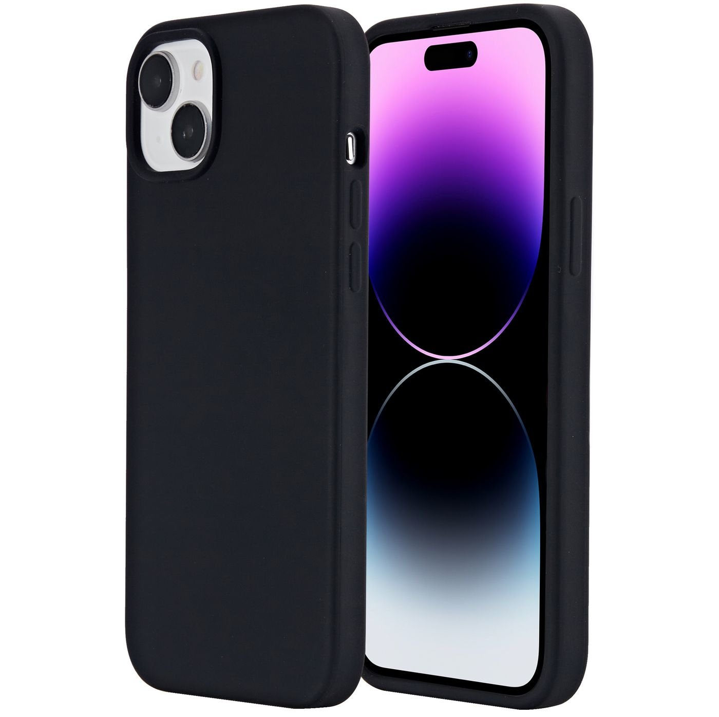 Infinite Riga Iphone 15 Plus - Silicone Case Black 100% - Recycled Silicone - Warranty: 24m