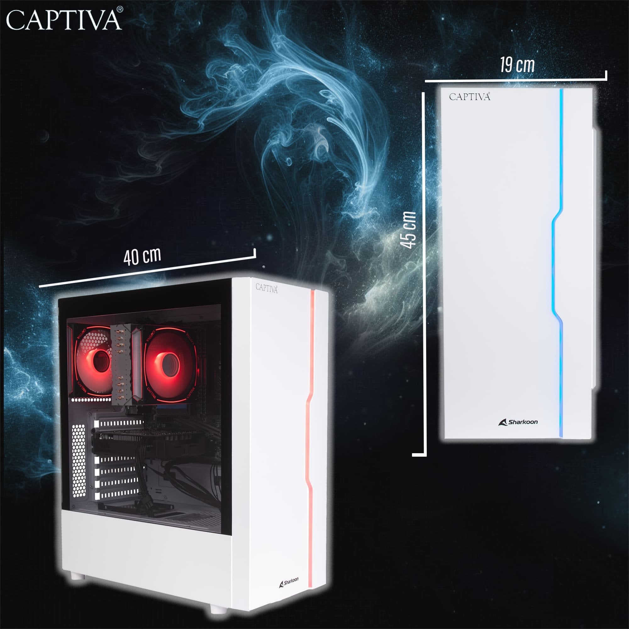 EAN 4046373929124 - CAPTIVA 92912 PCs/estación de trabajo AMD Ryzen™ 7 5700X 32 GB DDR4-SDRAM 1 TB SSD NVIDIA GeForce RTX 506 imagen 5