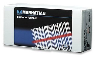 Manhattan Lector De Código De Barras 5 Cm De Ancho Del Haz, Usb, Negro