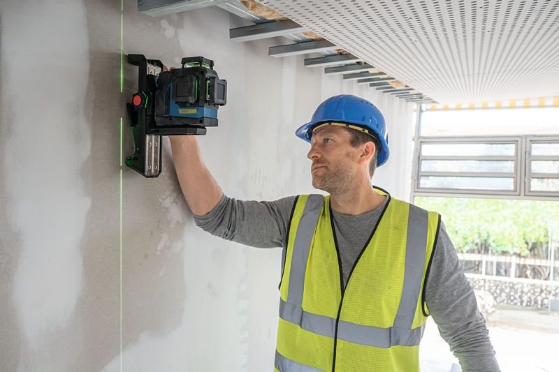 EAN 4053423303285 - Bosch GLL 12V-100-33 CG Nivel de línea 30 m 500-540 nm (< 10mW) imagen 7