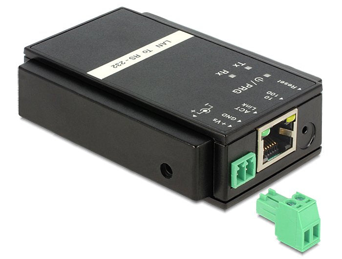 EAN 4043619625048 - DeLOCK 62504 cambiador de género para cable RS-232 RJ45 Negro imagen 3