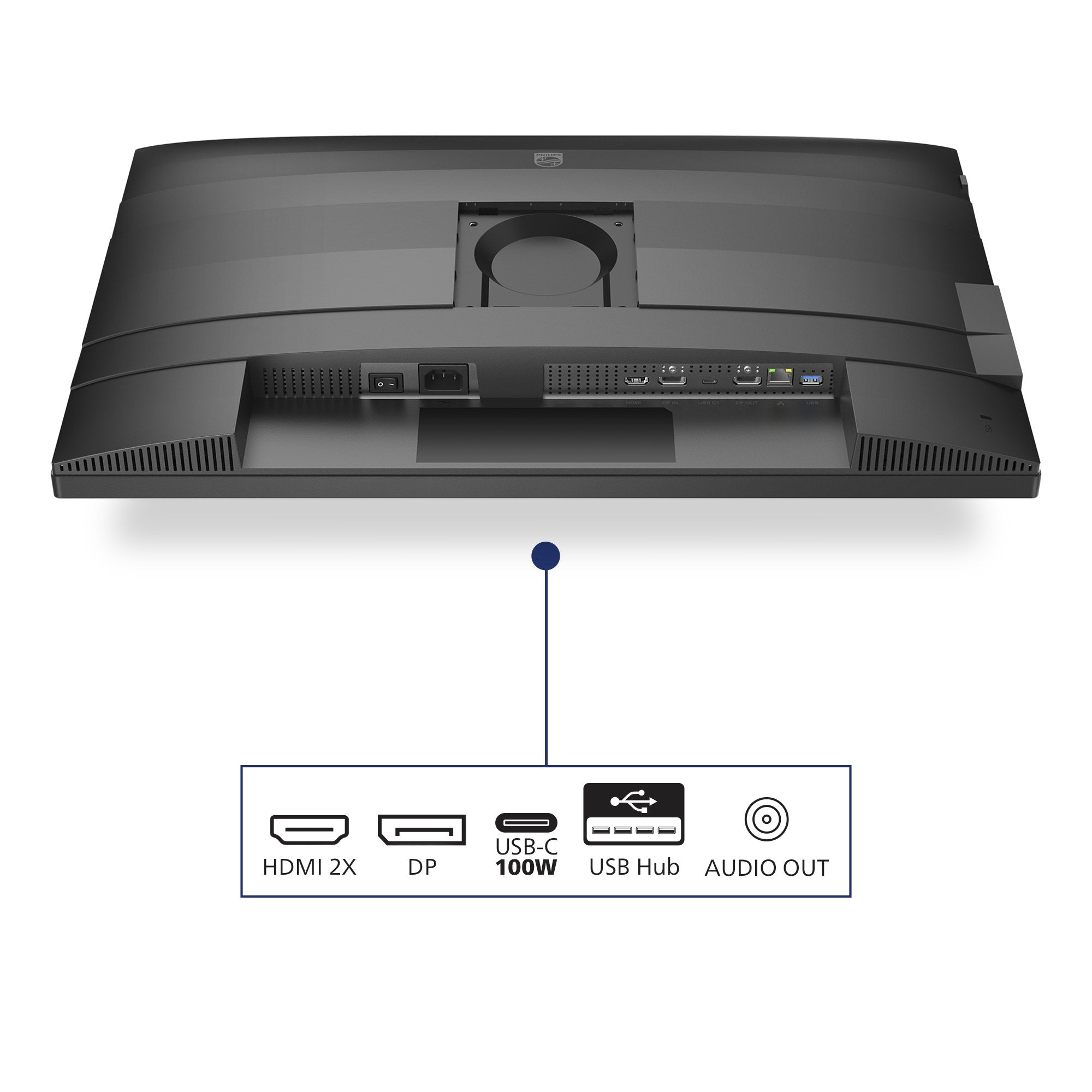 EAN 8721038002447 - Philips 27B2U4601/00 pantalla para PC 68,6 cm (27") 2560 x 1440 Pixeles Quad HD LCD Gris imagen 5