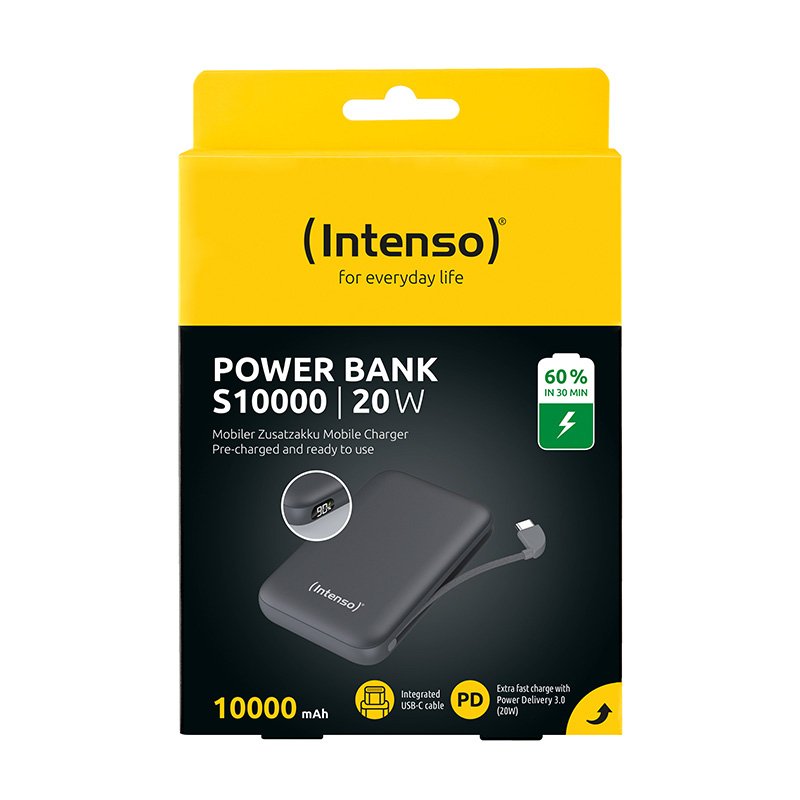 EAN 4034303037735 - Intenso S10000 Polímero de litio 10000 mAh Gris imagen 4