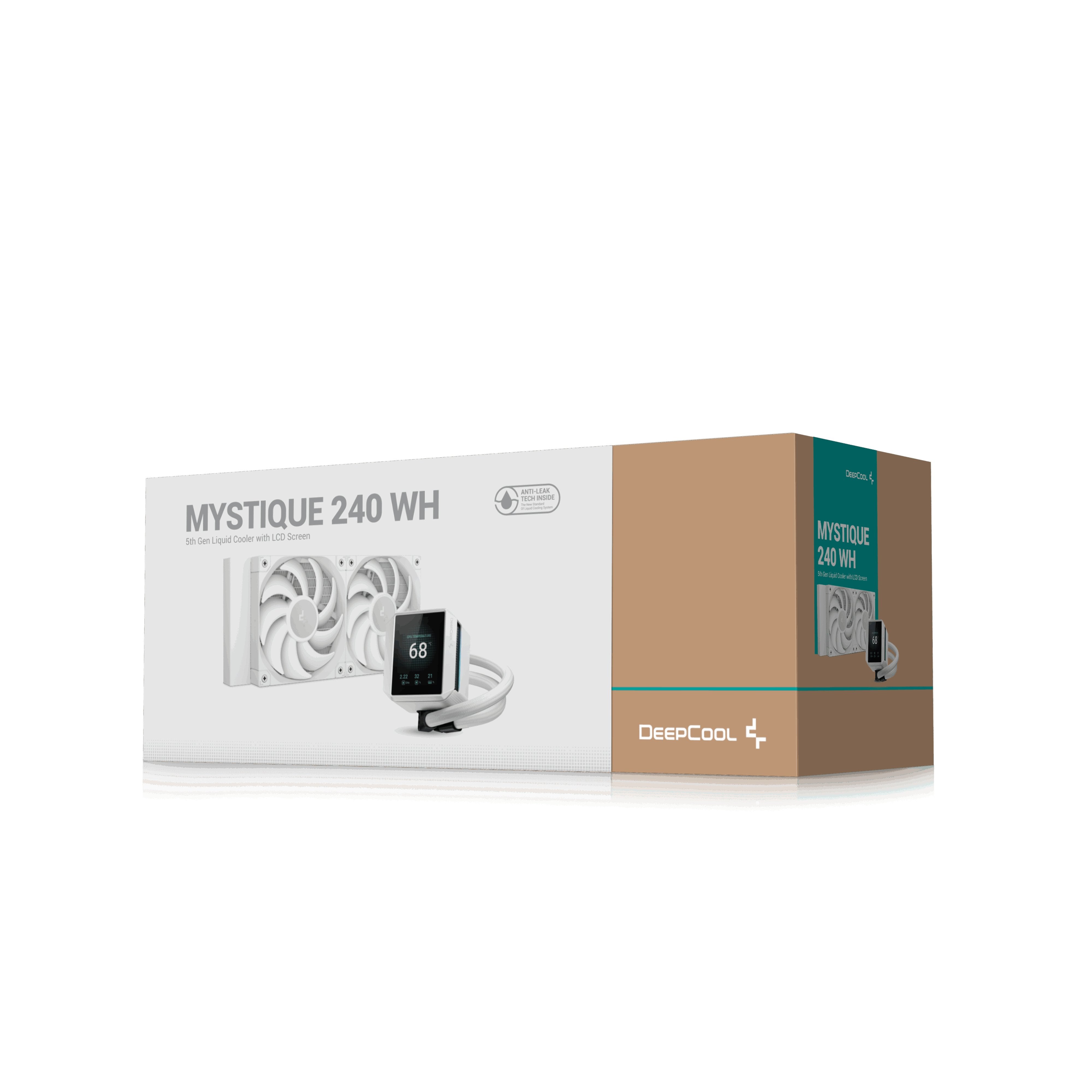 EAN 6933412729044 - DeepCool Mystique 240 WH Procesador Sistema de refrigeración líquida todo en uno 12 cm Blanco 1 pieza(s) imagen 6