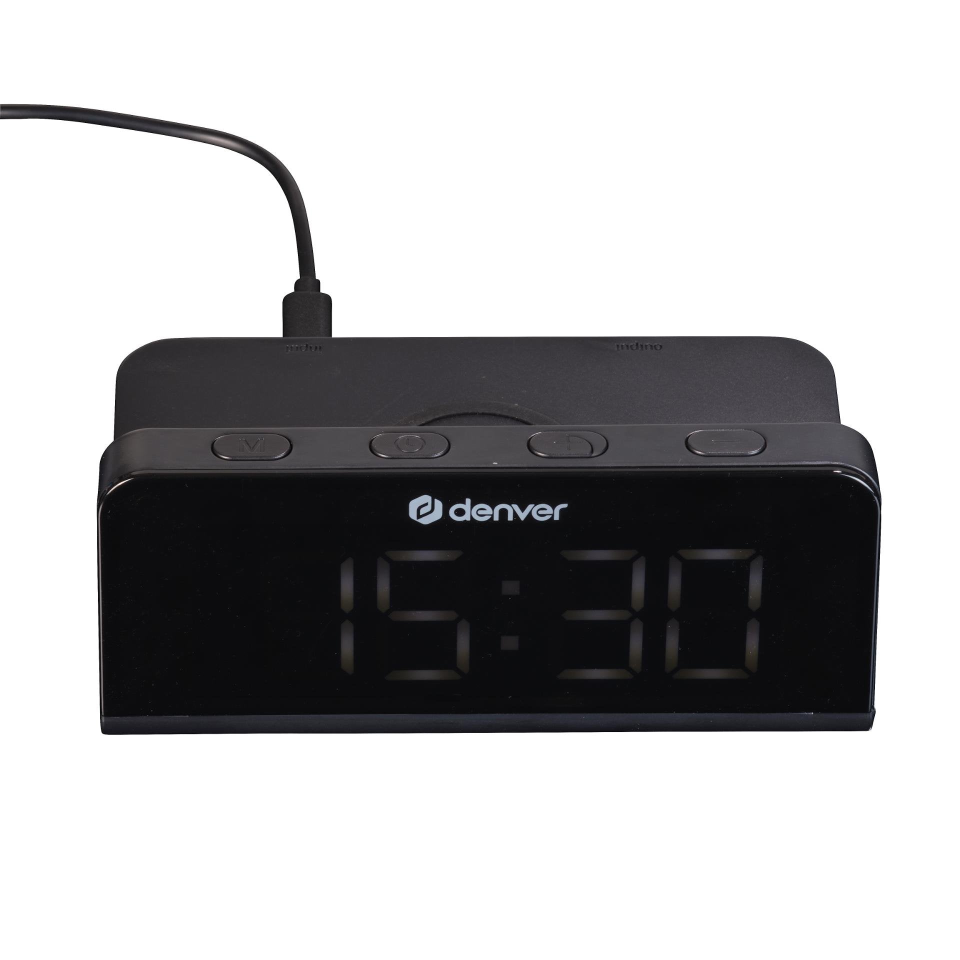 Denver Ecq-103 Wecker M. 10w Wireless Charging Pad