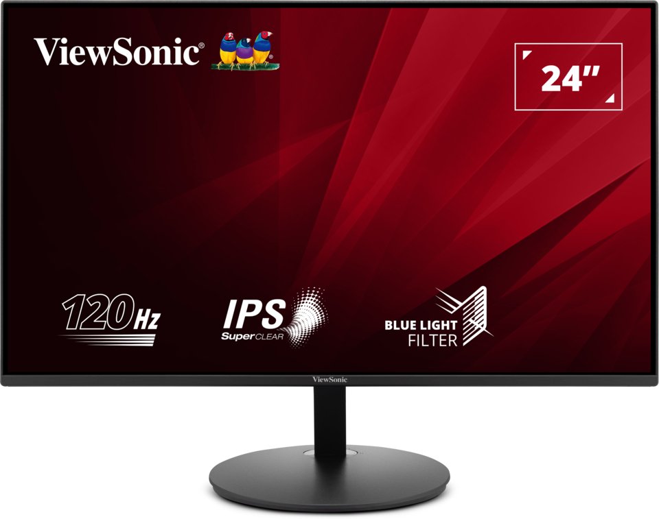 Monitor Viewsonic 24" Va24e1-H Fhd Ips Monitor Vga Hdmi 120hz