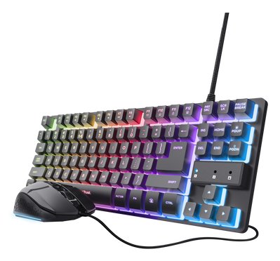 Teclado Español Trust Combo Gaming Gxt798 Teclado + Raton