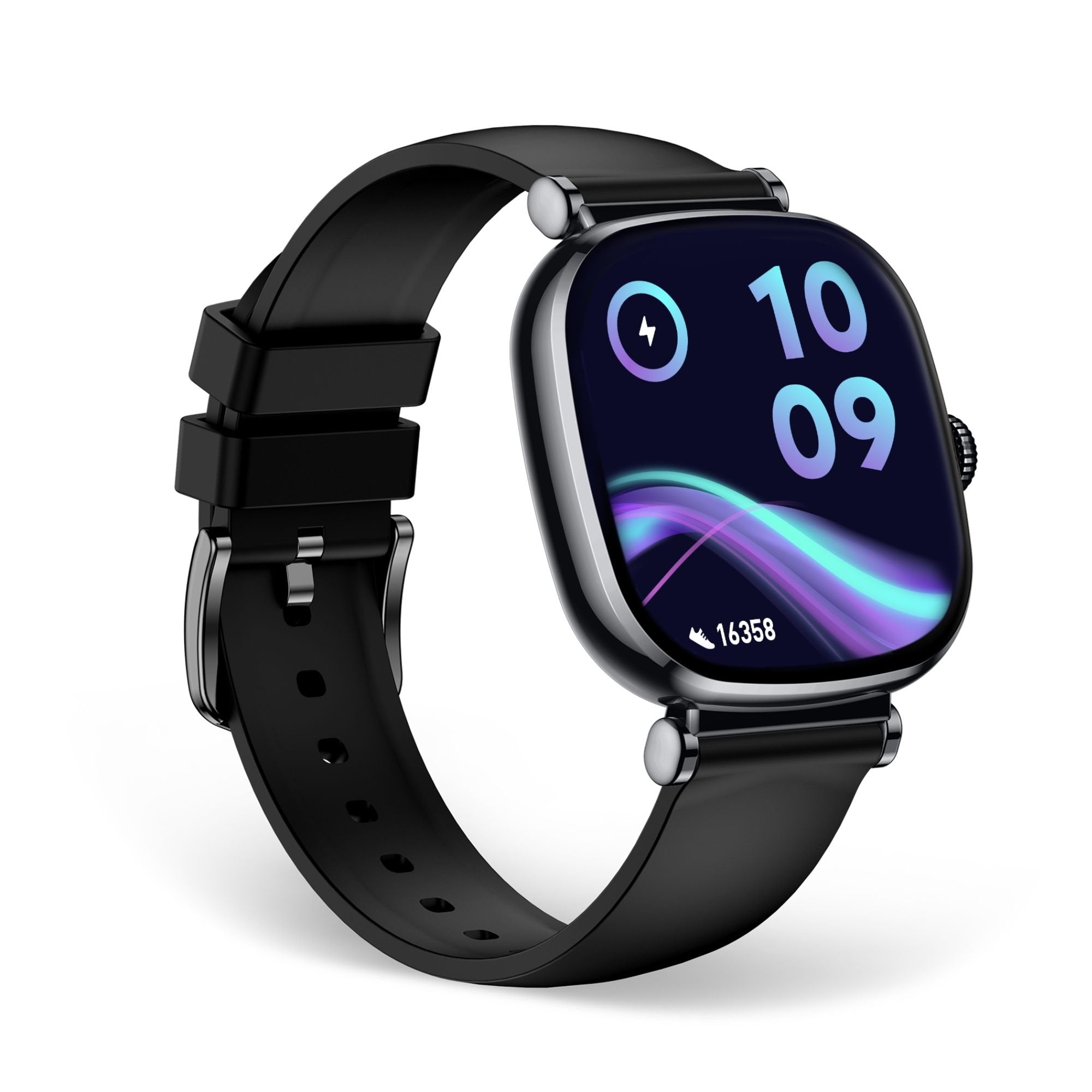 Ksix Iria Negro Smartwatch 1.7" 2 Correas (Metal + Silicona)