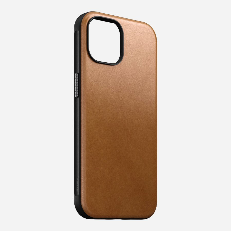 Nomad Modern Leather Case Iphone 15 English Tan