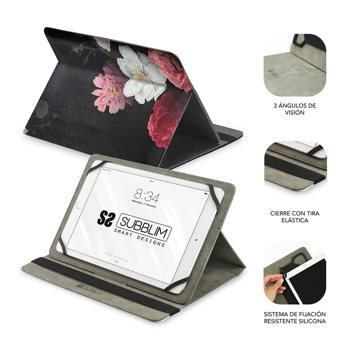 EAN 8436586742294 - SUBBLIM SUBCUT-4TC011 funda para tablet 27,9 cm (11") Folio Multicolor imagen 3