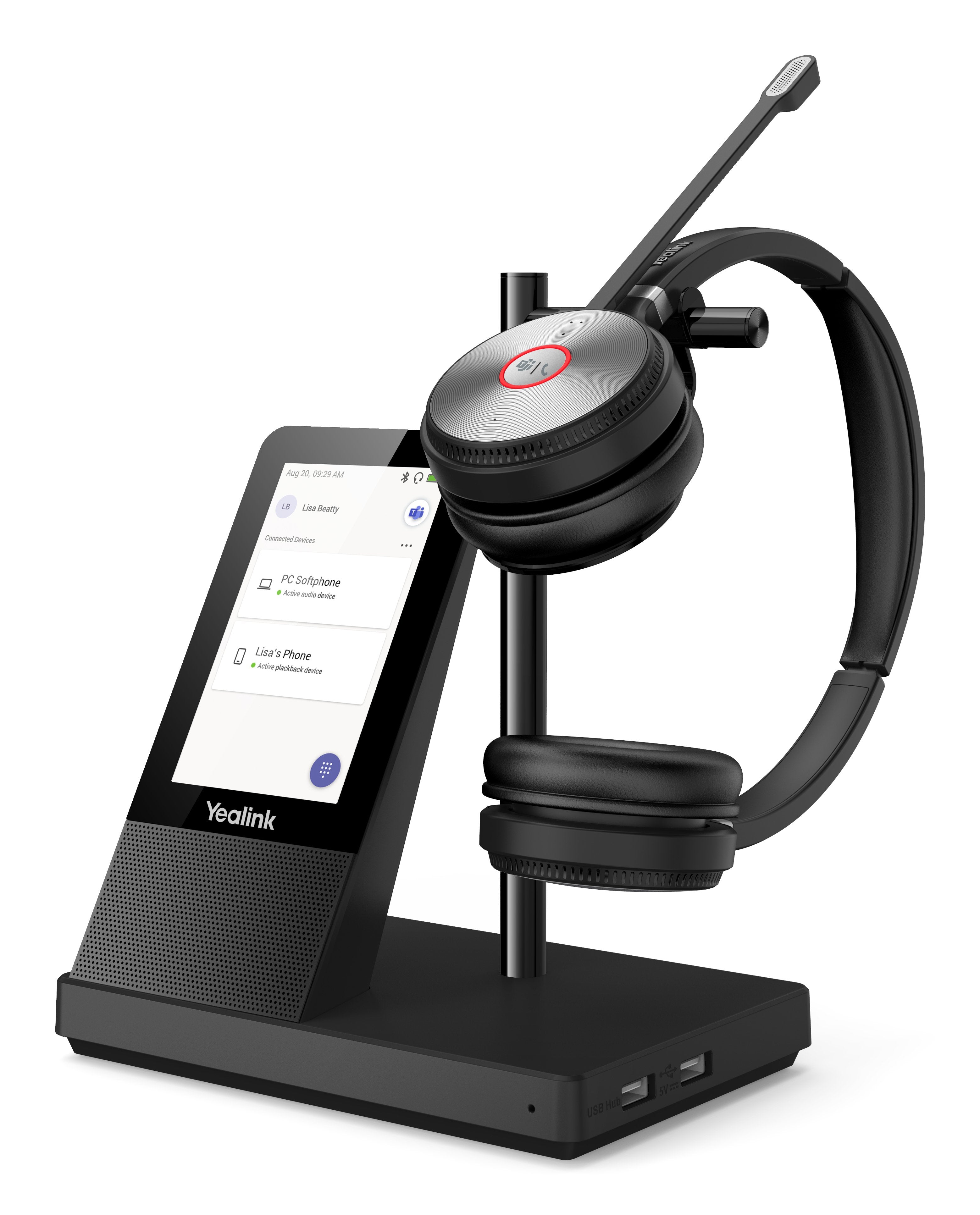 EAN 5715063217375 - Yealink WH66 Dual Teams Sistema de audioconferencia personal Inalámbrico Diadema Oficina/Centro de llamad imagen 4