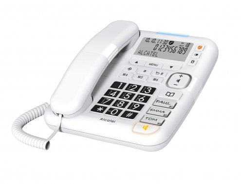 Alcatel Telefono Fijo Compacto Tmax70 Blanco