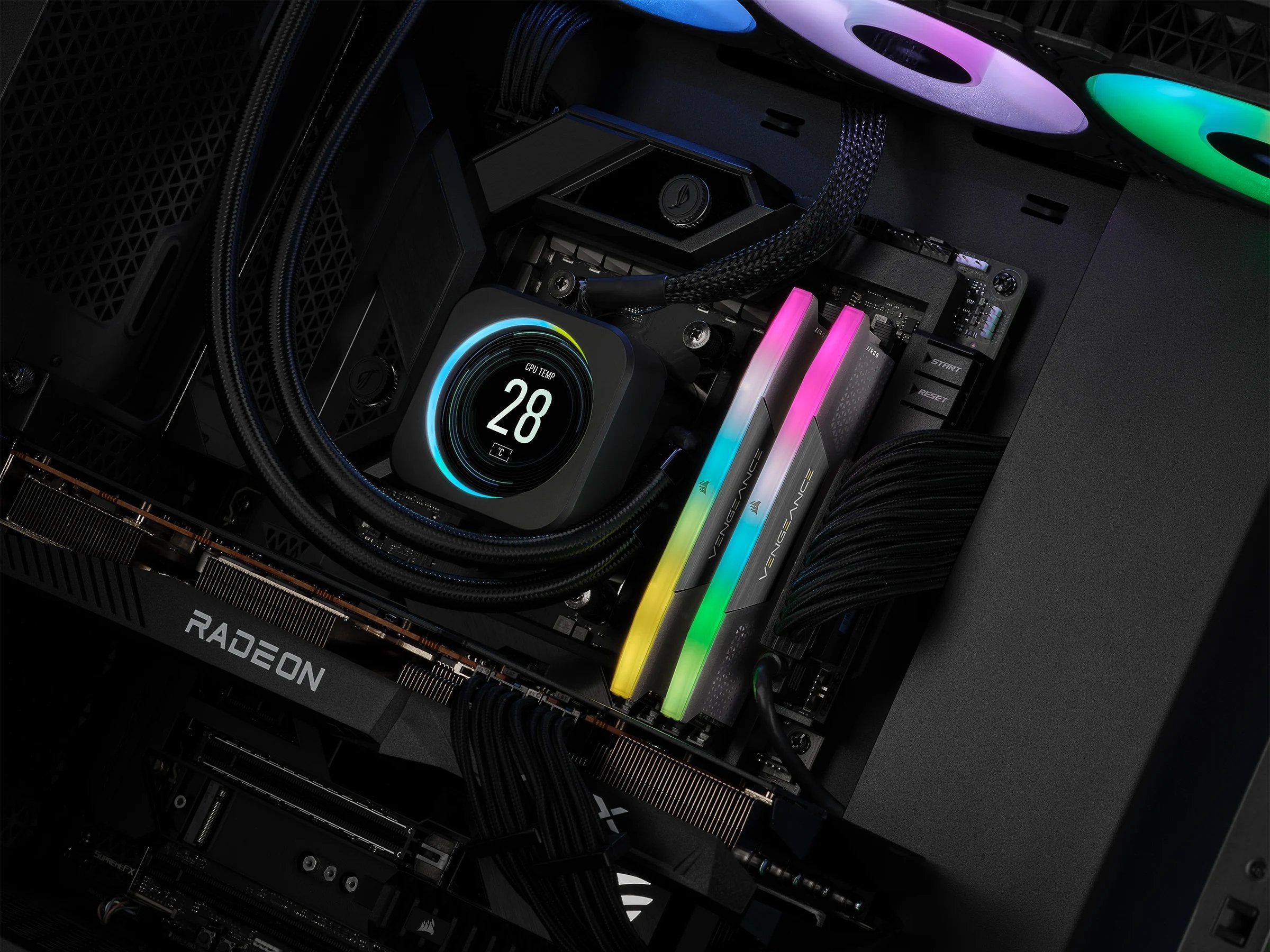 EAN 840440408079 - Corsair Vengeance RGB CMH96GX5M2E6000Z36 módulo de memoria 96 GB 2 x 48 GB DDR5 6000 MT/s 288-pin DIMM imagen 5