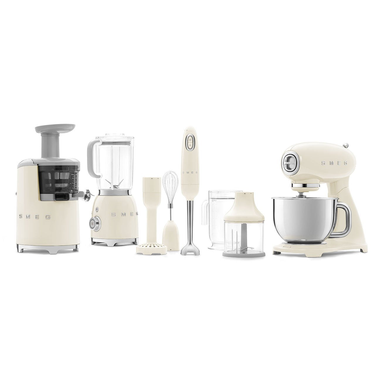 EAN 8017709269159 - Smeg SMF03CREU batidora Batidora de varillas 800 W Crema de color imagen 7