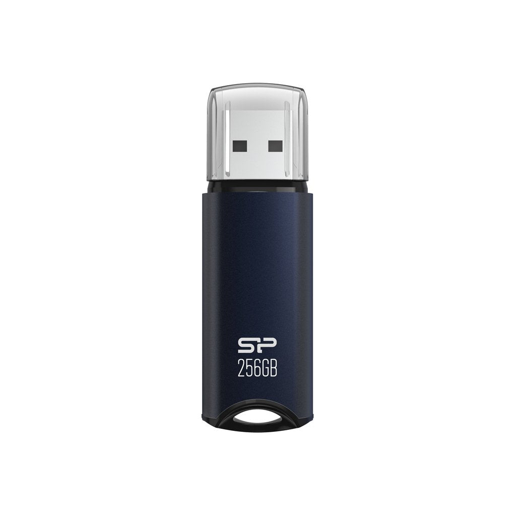 Memoria Usb 256gb Silicon Power Usb3.2 M02 Azul Alu ¡A Granel!