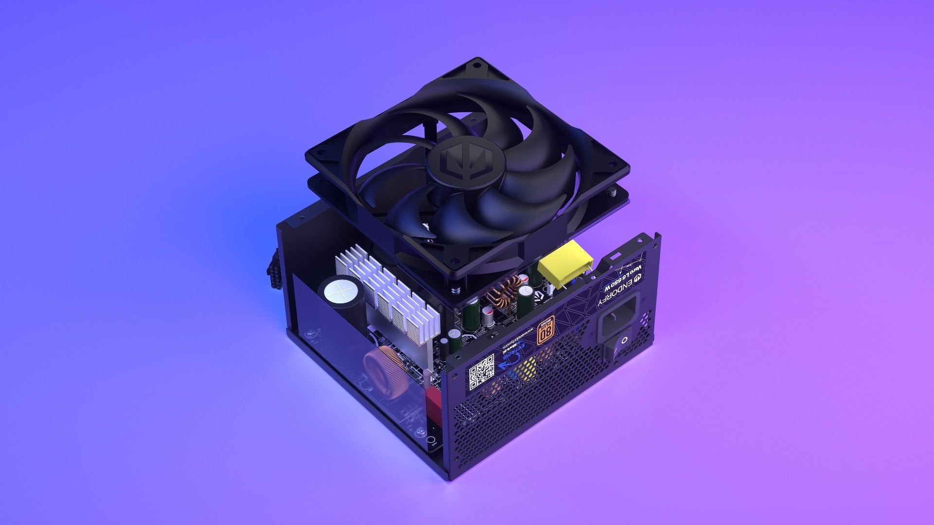 EAN 5903018668918 - ENDORFY Vero L6 unidad de fuente de alimentación 650 W 24-pin ATX ATX Negro imagen 17