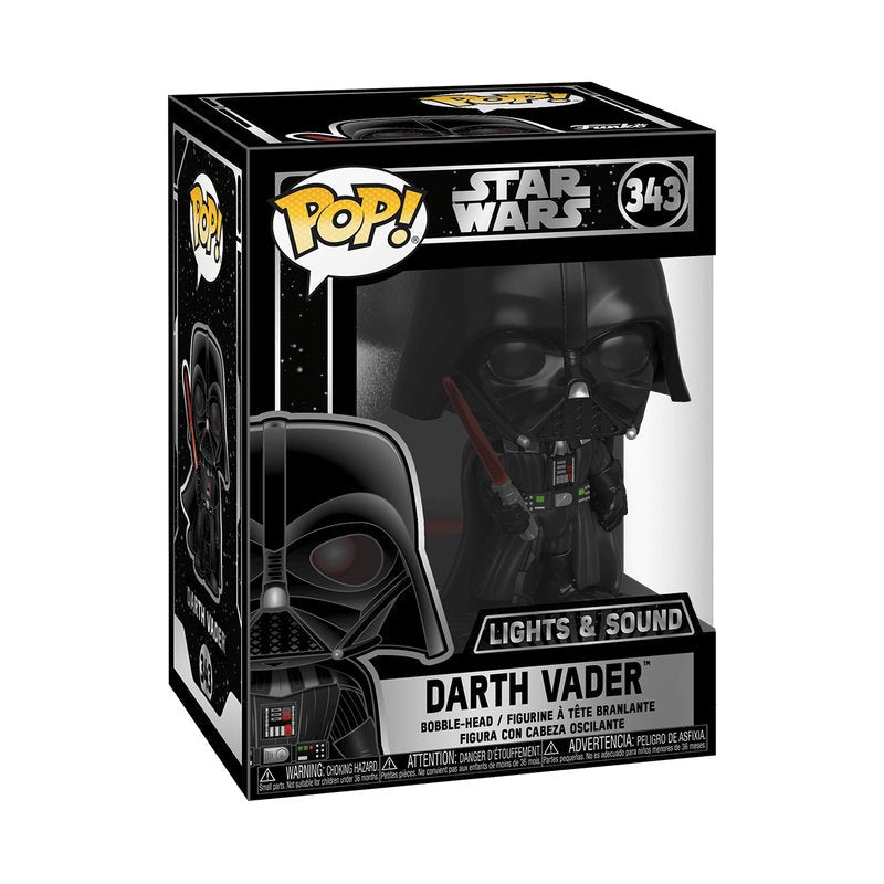 Figura Pop Star Wars Darth Vader Electronic Luz Y Sonido
