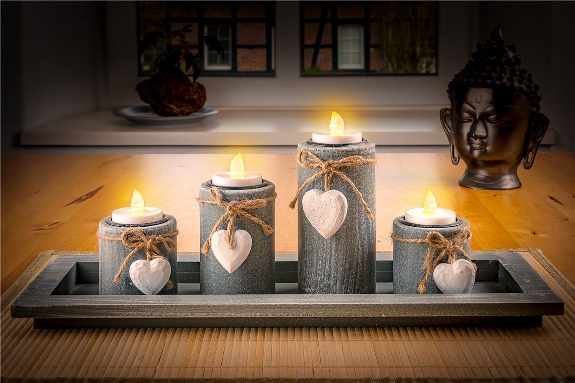 Juego De 4 Luces De Té Led Con Temporizador
Solución De Iluminación Hermosa Y Segura Para Muchas Áreas, Incluidas Casas Y Logias