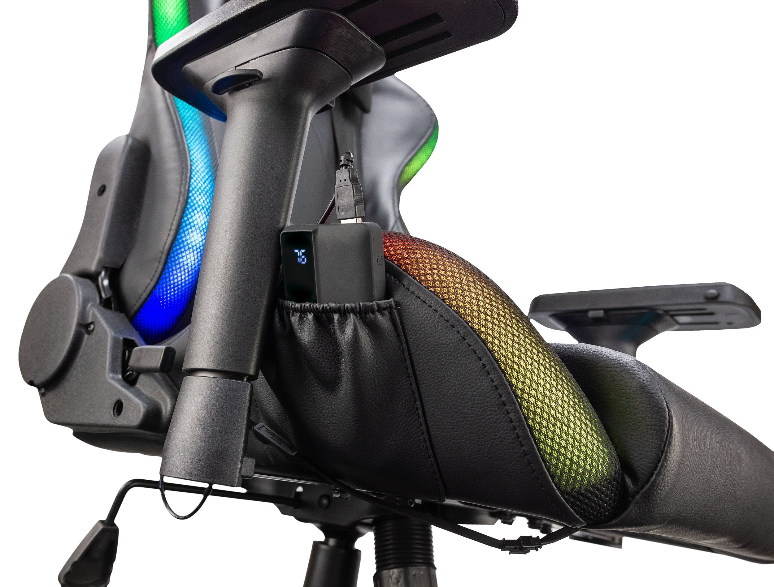 EAN 8436550235234 - TALIUS Camaleon Silla para videojuegos universal Asiento acolchado tapizado Negro imagen 6