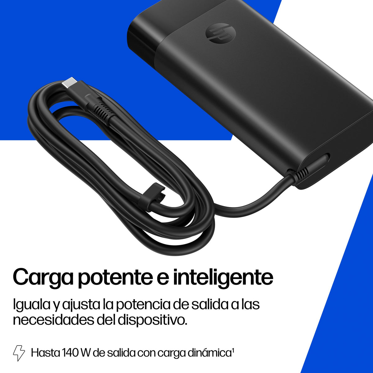 EAN 5715328209442 - HP 140W USB-C Laptop Charger adaptador e inversor de corriente Negro imagen 5