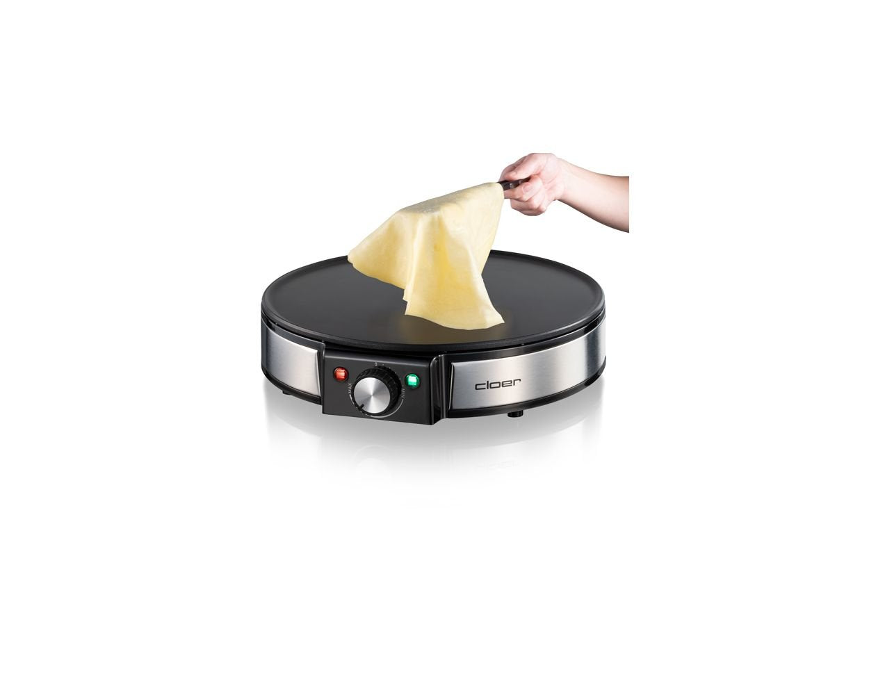 EAN 4004631015415 - Cloer 6630 crepera 2 crep(s) Negro, Acero inoxidable imagen 6