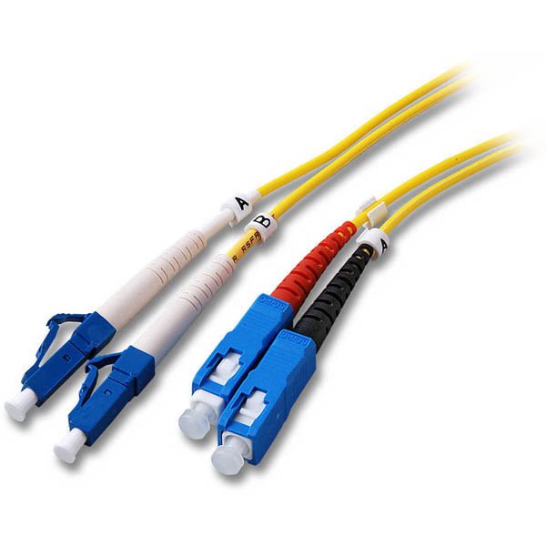 Efb Duplex Cable De Red Lc-Sc Os2 G652d 25m Lszh 2mm Amarillo