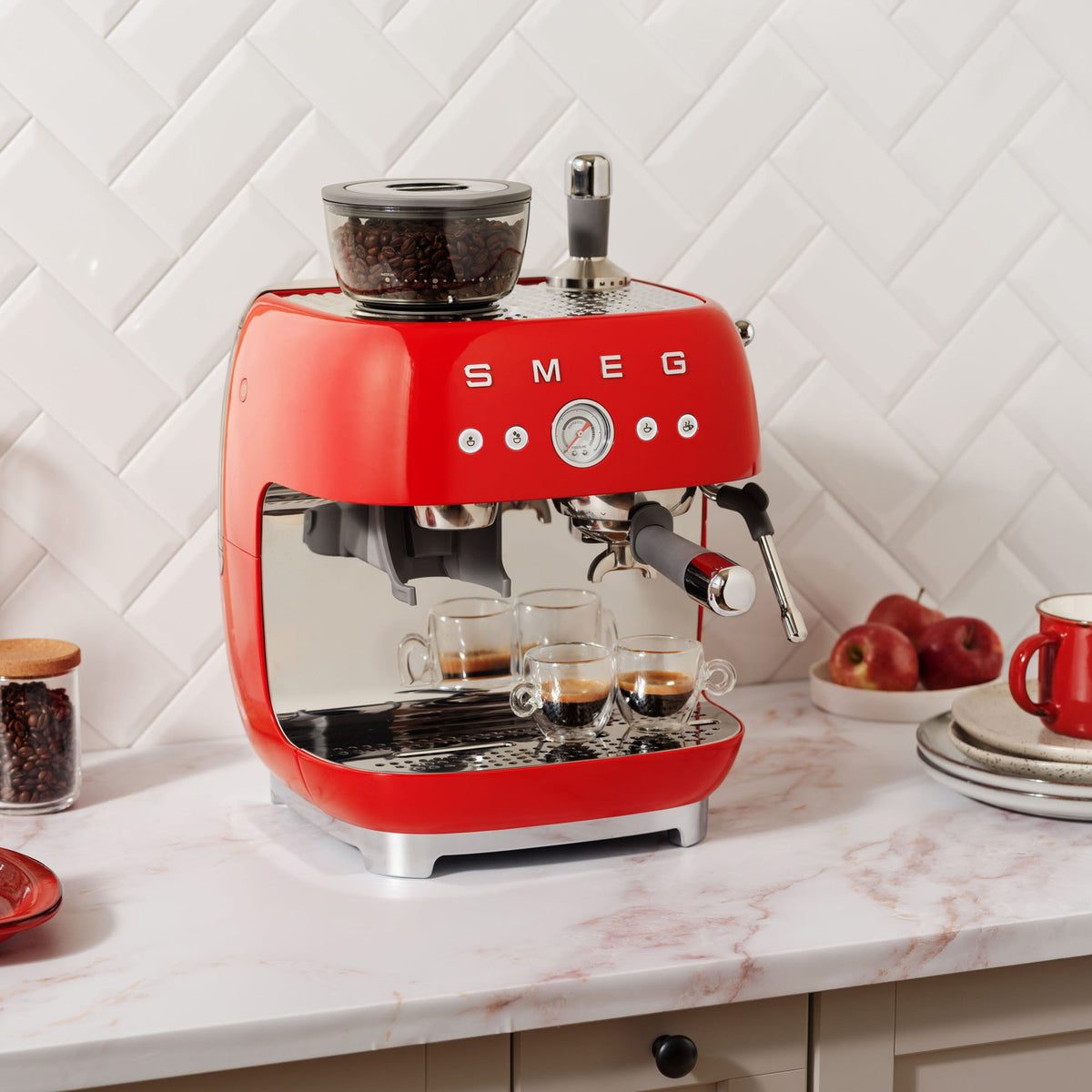 EAN 8017709329822 - Smeg EGF03RDEU cafetera eléctrica Manual Máquina espresso 2,4 L imagen 22