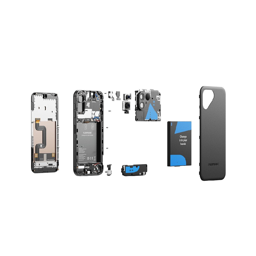 EAN 8718819372288 - Fairphone 5 16,4 cm (6.46") SIM doble Android 13 5G USB Tipo C 8 GB 256 GB 4200 mAh Negro imagen 9